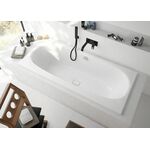Hoesch Rechteck-Badewanne iSENSI 1700x800x450mm weiß