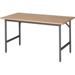 Arbeitsttisch Jerry B1500xT800xH800-850mm Arbeitsplatte Buche Gestell grau RAU