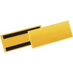 Etikettentasche B210xH74mm gelb magn.50 DURABLE