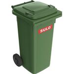 Müllgroßbehälter 120l HDPE grün fahrbar,n.EN 840 SULO