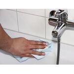 Mikrofaser-Wischtuch blau L400xB380ca.mm 1 KT=10x5 Tü.WIPEX