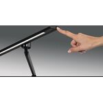 Schreibtischleuchte LED Zirkon Aluminium,ABS,Eisen,PC schwarz H.820mm m.Klemme L