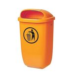 Abfallbehälter H650xB395xT250mm 50l orange SULO