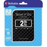 Verbatim Festplatte Store n Go 53195 USB 3.0 2TB schwarz