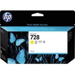 HP Tintenpatrone Nr.728 F9J65A HC 130ml gelb