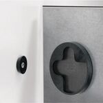 SIGEL Magnetboard Artverum GL110 480x480x15mm Glas schwarz