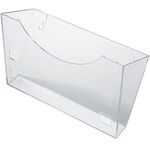 helit Prospekthalter H6103002 DIN A4/A5/A6 1Fach PS glasklar
