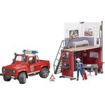 bworld Feuerwehrstation mit Land Rover