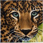 Crystal Art Leopard 30x30 cm