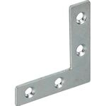 Flachwinkel L.75x75mm B.12mm S.1,5mm STA blau verz.VORMANN - VPE: 100