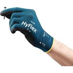 Handschuhe HyFlex® 11-616 Gr.8 grünblau/schwarz EN 388:2016 PSA II 12 PA - VPE: 12