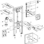 Grohe WC-Element RAPID SL Druckspüler 6-9 l
