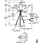 Grohe EH-WTbatt EUROSMART C 1/2Zoll S-Size ND chr