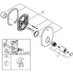 Grohe Therm.-Zentb. GROHTHERM SPECIAL chr