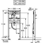 Grohe Waschtisch-Element RAPID SL m Rohbauset Infrarot-Elektronik