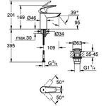 Grohe EH-WTbatt EUROSMART 1/2Zoll S-Size chr