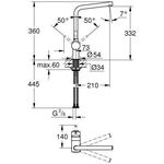 GROHE Einhand-Spültischbatterie Minta 1/2Zoll L-Auslauf co sun gebü