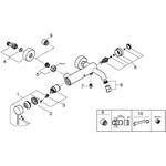 Grohe Einhand-Wannenbatterie ESSENCE 1/2Zoll chrom