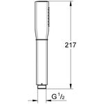 Grohe Handbrause GRANDERA STICK 900mm chrom/gold
