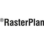 Ablageplatte B350xT125mm alufarben f.Lochplatte RASTERPLAN