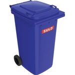 Müllgroßbehälter 240l HDPE blau fahrbar,n.EN 840 SULO