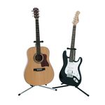 DIMAVERY Gitarrenständer, schwarz, ECO