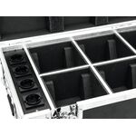 ROADINGER Flightcase 4x AKKU TL-3 Trusslight QuickDMX mit Ladefunktion