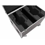 ROADINGER Flightcase 2x LED TMH-X10