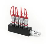 TCM FX CO2 Verteilerblock (4x3/8 in auf 1x3/8 out)