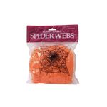EUROPALMS Halloween Spinnennetz orange 100g