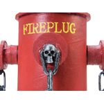 EUROPALMS Halloween Feuerhydrant, 28x13x13cm