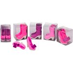 Radierer Stiefel/High Heels, 6-fach sortiert, 6 Paar