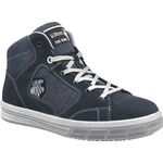 Sicherheits-Schnürstiefel EN ISO 20345 S1P SRC Caravan Gr. 44 Veloursleder blau