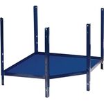 Regalelement LOGS 231 H520xB540xT390mm blau RAL 5022 LOGS