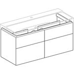 Geberit Waschtischunterschrank XENO² 1174x530x462mm Lack hochglänzend/weiß
