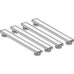 Geberit Duschwannenfuß-Set f Steinharz ab 1400mm 80cm H 60-120mm