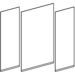 Geberit Tür Set für Spiegelschrank Option Plus 900mm