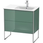 Duravit Waschtischunterbau XSQUARE 832x810x478mm Be rechts weiß supermatt