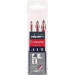 Fliesenbohrersatz C PROTECTOR 3-tlg.D.6/8/10mm ALPEN