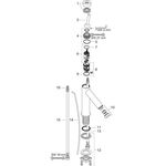 EH-WT-MI 70 AXOR STARCK DN 15, für Handwaschbecken chrom