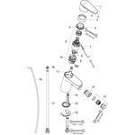 HG Einhebel-Bidetmischer FOCUS DN 15 m Zugst-Ablaufgarn. G 1 1/4Zoll chrom
