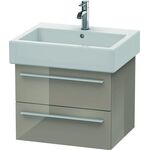 Duravit Waschtischunterbau X-LARGE 443x550x448mm cappucino hochglanz