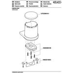 Keuco Lotionspender COLLECTION MOLL Kunststoffeinsatz H u Pu vc/ant