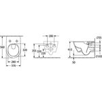 V&B Wand-WC SUBWAY 2.0 ti. 370x560mm spülrandl DirectFlush we