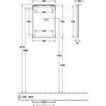 V&B Spiegel MORE TO SEE 550x750x50/130mm