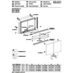 Keuco Spiegelschrank ROYAL MODULAR 2.0 Breite 1200mm Höhe 700mm Tiefe 120mm