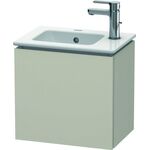 Duravit Waschtischunterbau L-CUBE 294x420x400mm Anschlag links taupe