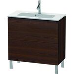 Duravit WTU Compact L-CUBE 704x820x391mm nussbaum gebürstet