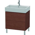 Duravit Waschtischunterbau L-CUBE 582x684x459mm amerikanisch nussbaum