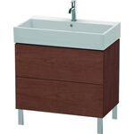 Duravit Waschtischunterbau L-CUBE 582x784x459mm amerikanisch nussbaum